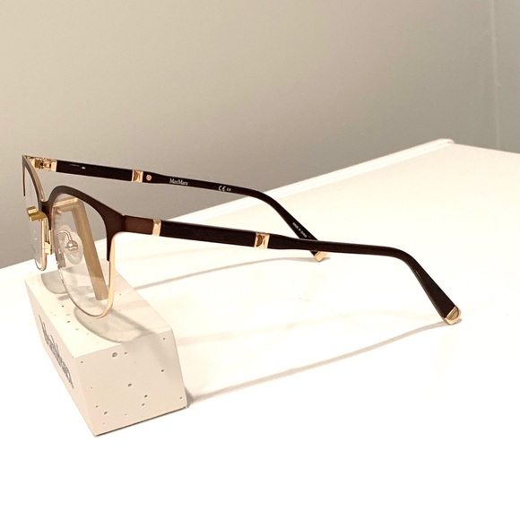 MaxMara MM1273 UIG Matte Brown and Gold - Picture 5 of 5